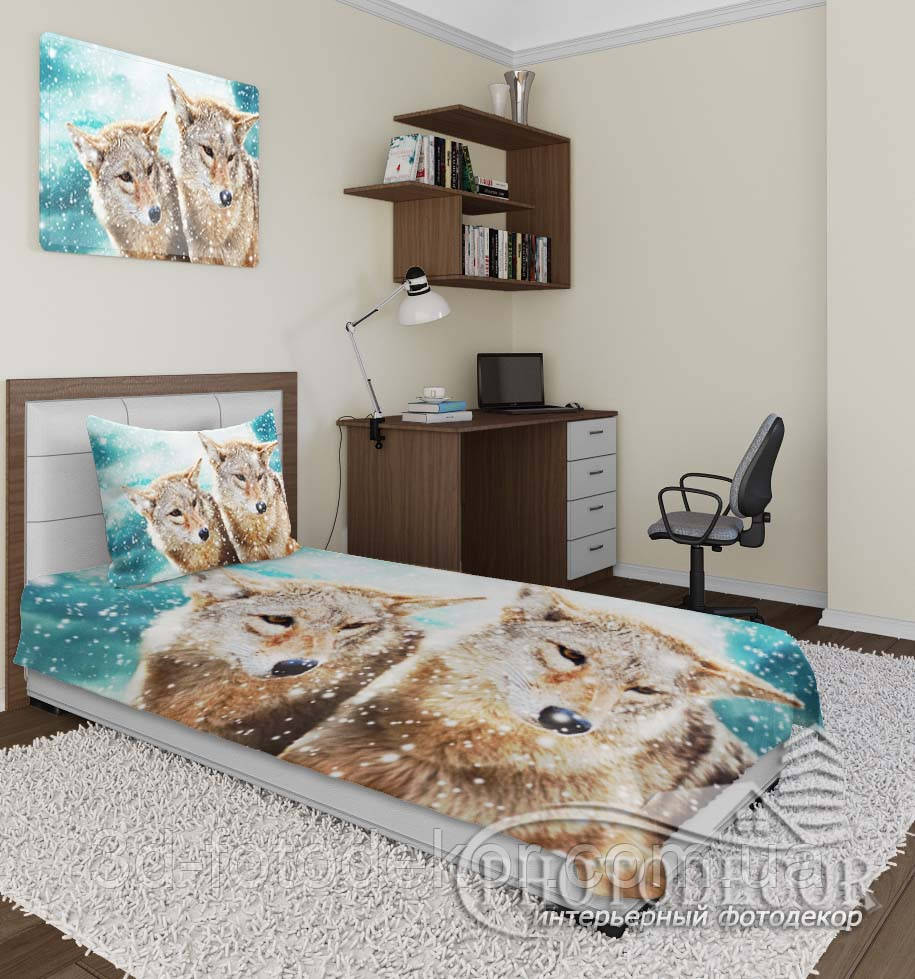 Фотопокрывало "Вовки" (2,0 м*1,5 м), фото 1