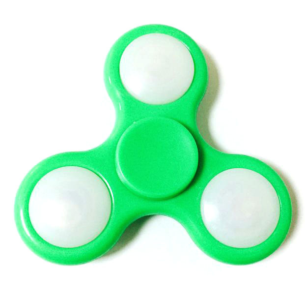Спиннер світиться по гранях переливається вертушка антистрес (hand spinner) ЗЕЛЕНИЙ SKU0000762