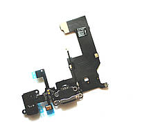 Iphone5 charge connector with hands free and components black orig