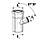 Трійник редукційний PPR Ø 110х50 67° для внутрішньої каналізації Valsir Італія, фото 2