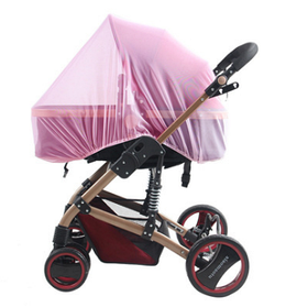 Москітна сітка на коляску універсальна. Рожева. (80047)