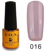 Гель лак F. O. X Pigment № 016, 6 мл