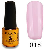 Гель лак FOX Pigment № 018, 6 мл