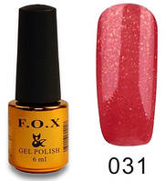 Гель лак F. O. X Pigment № 031, 6 мл