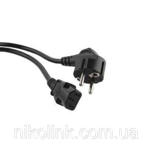 Кабель живлення до ПК Schuko to C13, 2.5м+ (3x0.75mm), 3 pin, CEE 7/7 (Europe), б/в