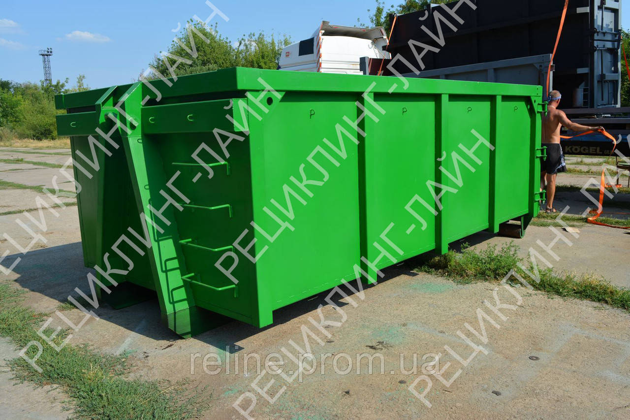 Контейнер для строительного мусора, крюковой 16-43 м.куб. - фото 1 - id-p4324660