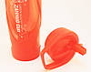 Спортивна пляшка для води з трубочкою 500 мл, червона (213-1), фото 3