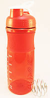 Спортивная бутылка для воды с шейкером 760мл., красная (203)
