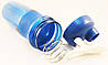 Спортивна пляшка для води з шейкером 760 мл, синя (203-1), фото 3