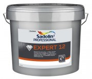 EXPERT 12 10 л — напівматова інтер'єрна фарба, що миється
