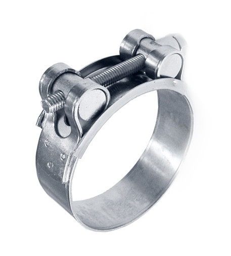 Хомут силовий 26-28 W4(повністю нержавіючий)