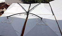 Уличные консольные зонты "QUADRO XL" 6х6м для летних открытых площадок