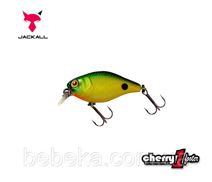 Воблер Jackall Cherry One Footter 46мм 7,2 г Noike Green Back Floating (1699.00.43 4525807039511)
