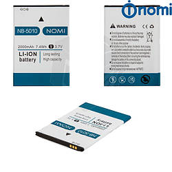 Акумулятор (АКБ, батарея) NB-5010 для Nomi i5010 Evo M, 2000mAh, оригінал
