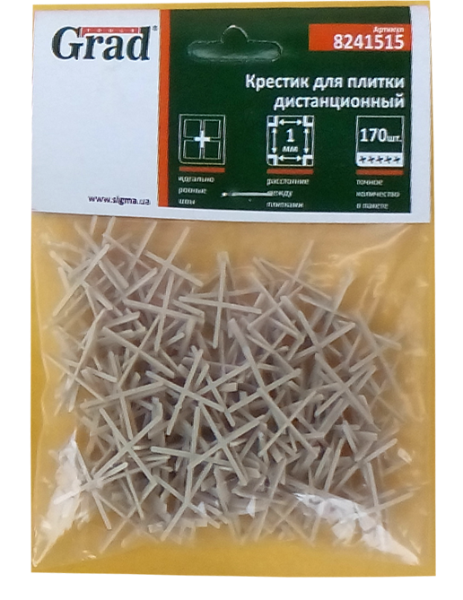 Хрестики для плитки 1,0 мм (170 шт.)
