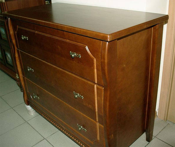 Комод классический деревянный Флора цвет орех, цена 9555 грн — Prom.ua ...