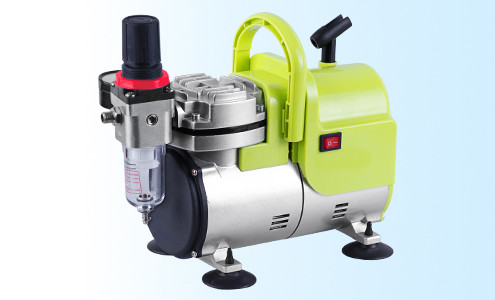 Компресор для аерографа, з підставкою під аерограф, FENGDA, фото 1