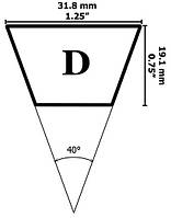 Ремень клиновой D Д(Г)-3750