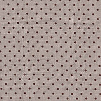 Ткань равномерного переплетения Zweigart Belfast 32 ct. Petit Point 3609/5392 Raw linen/brown dots (цвет сырог