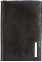 Классическая кожаная обложка для паспорта Piquadro Blue Square AS300B2_N, черный