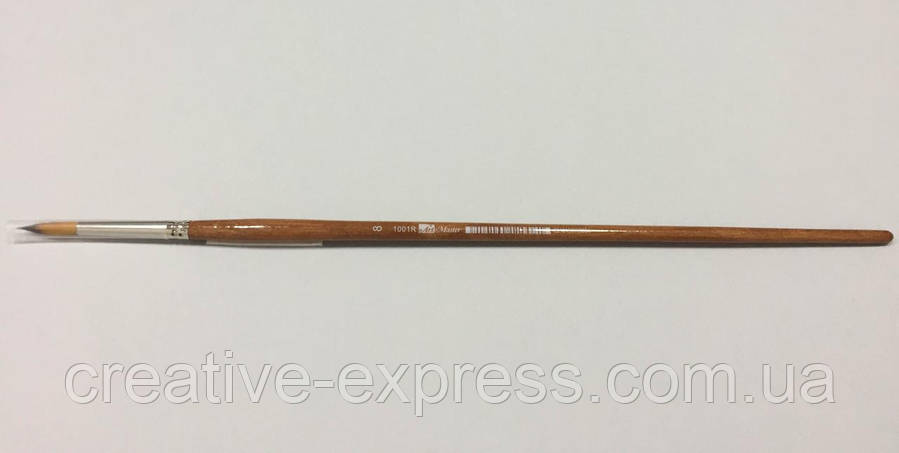 Синтетика кругла 1001R № 8, к.р. пензель ART MASTER, фото 1