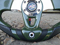 Руль спортивный с термометром №604 (темно зеленый)