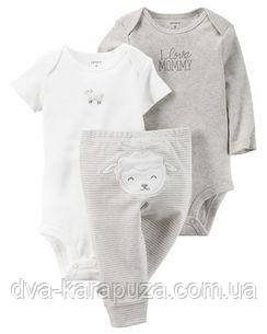 Набір — трійка для дівчинки Carters, 9 міс!, фото 1