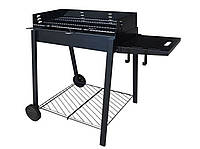 ВУГІЛЬНИЙ ГРИЛЬ LONGLEY 37 X 69,5 СМ з полицею на КОЛЕСАХ