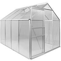 Теплиця алюмінієва 4,75 м2 250/190/195
