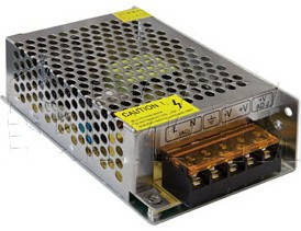 Блок живлення компактний 12В 10А 120Вт DC в перфорованому корпусі