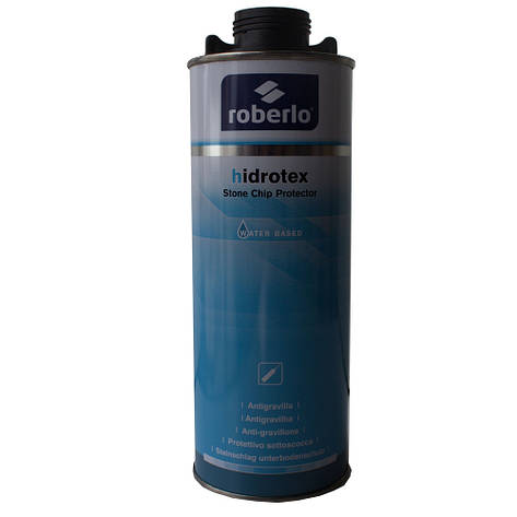 Антигравий (гравитекс) 1 л на водній основі ROBERLO HIDROTEX Чорний, фото 1