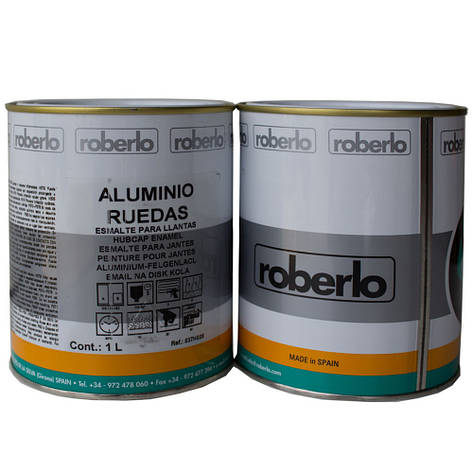 Краска для дисков Roberlo Aluminio Ruedas 1л, фото 2