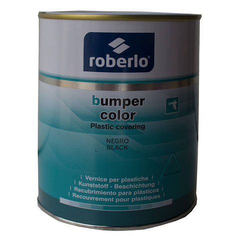 Грунт-фарба для бампера Roberlo Bumper Color 1л Чорний, фото 2