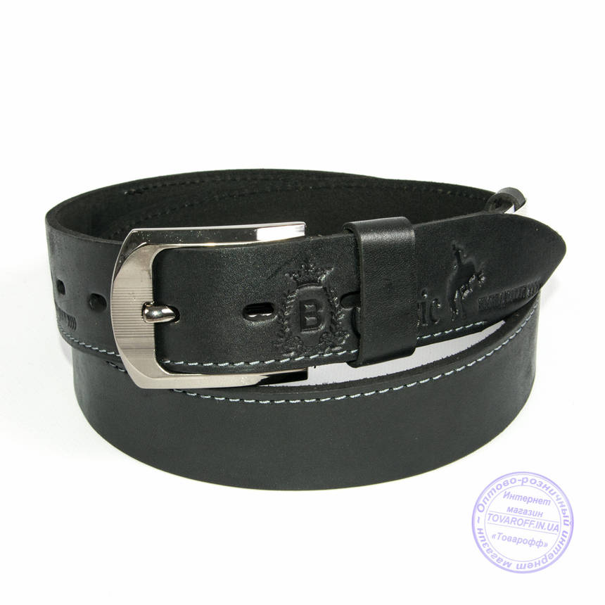 Шкіряний чоловічий ремінь - B-M4-5-1, фото 1