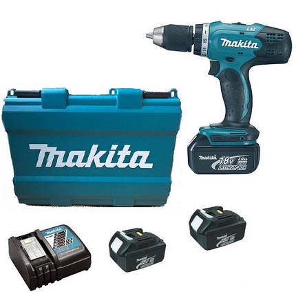 Акумуляторний дриль-шурупокрут Makita DDF 453 RFE3, фото 2