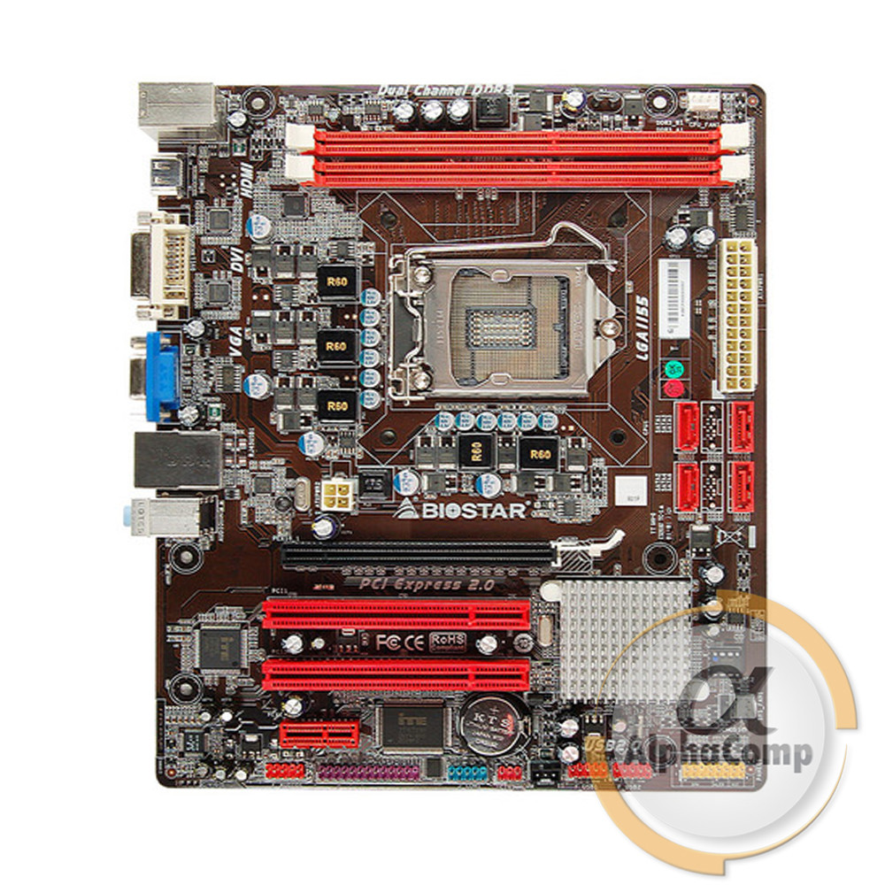 Материнська плата Biostar H61MH (s1155/H61/2xDDR3) БУ