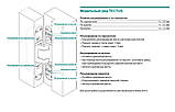 Прихована петля TECTUS TE 311 3D колір F1 (сатин хром) 60 кг, фото 4