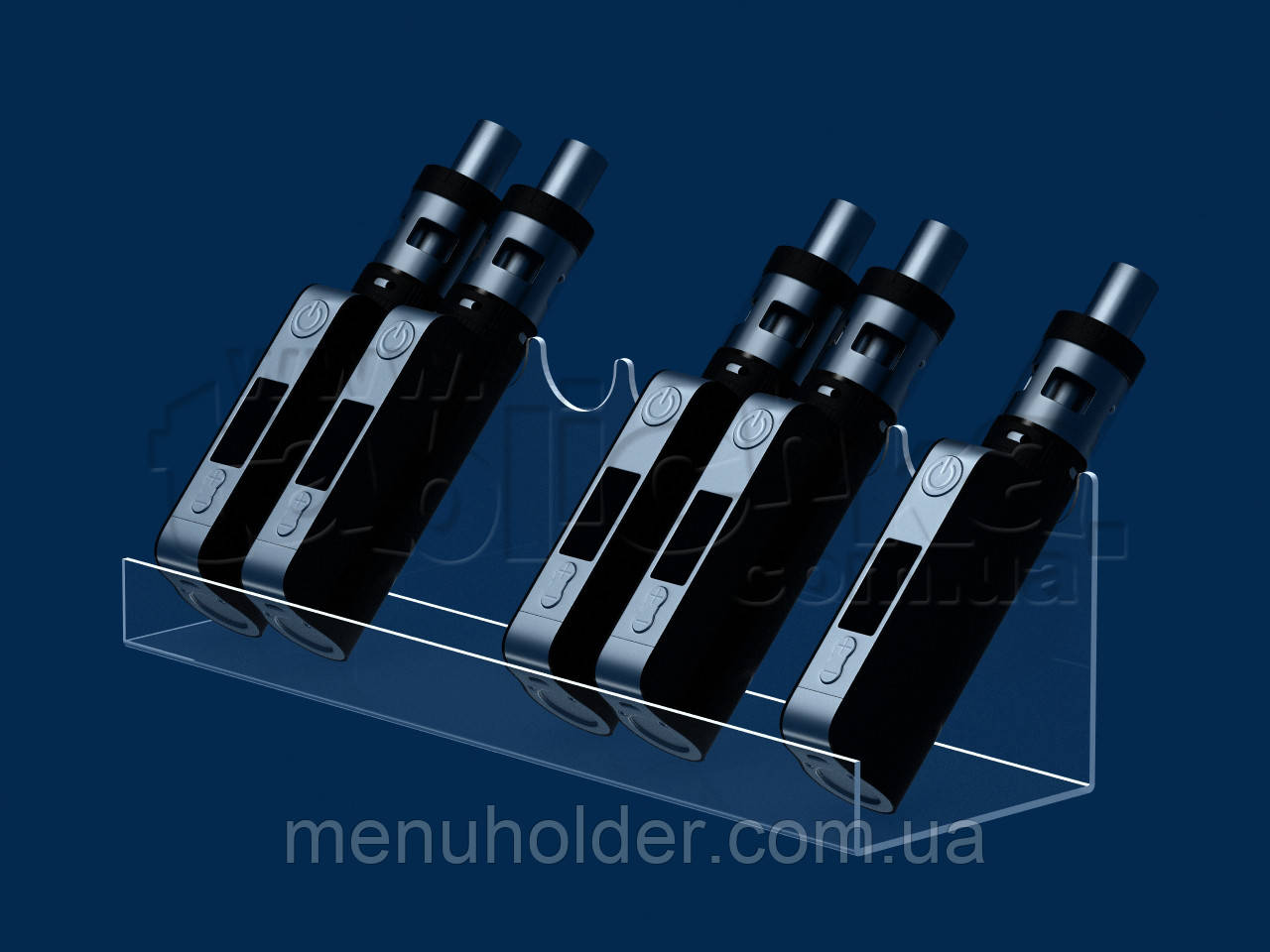 Підставка під електронні сигарети 245х75 мм, акрил 3 мм