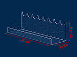 Підставка під електронні сигарети 245х75 мм, акрил 1,8 мм, фото 2