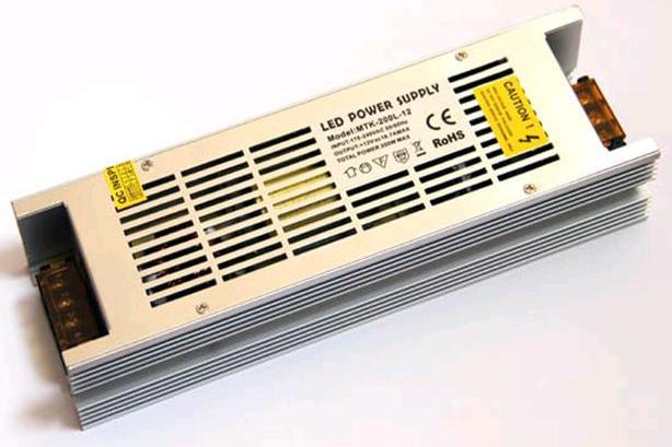 Блок живлення 12В; 16,7 А; 200 Вт LONG IP20 Код.58932