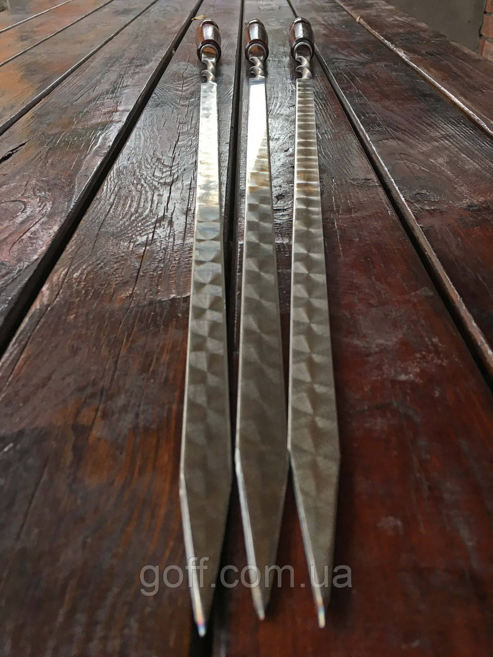 Шампура с деревянной ручкой 80 см - фото 8 - id-p239768447