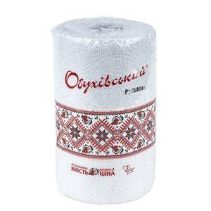 

Бумажное полотенце Обуховское ,2-х слойное, белое, 100 отрывов, Белый