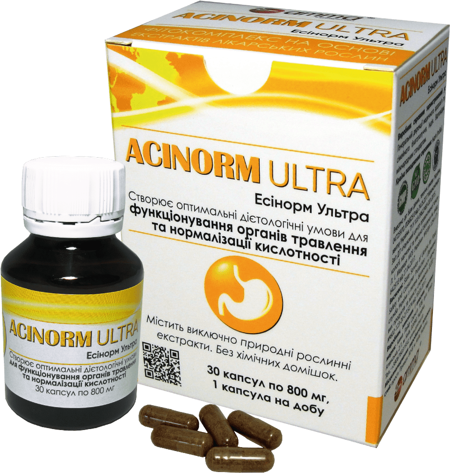 

Эсинорм Ультра, Есінорм Ультра, Acinorm Ultra, №30 - пищеварение