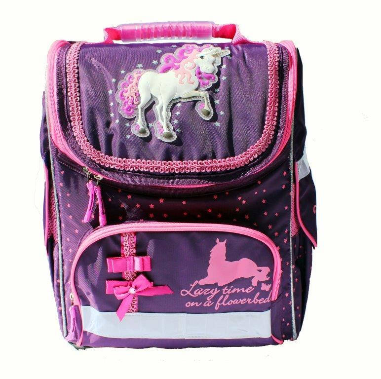 

Рюкзак NEW каркас JO-1806 "Lazy Time" 3 отделения,ортопедическая спинка, светоотражатель 13,5, Фиолетовый