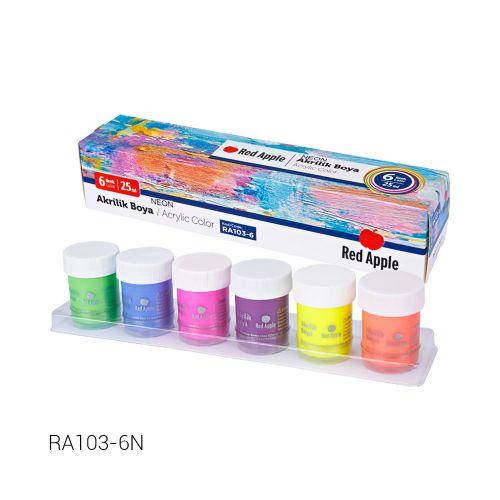 

Краски акриловые "Неон", 6 цветов