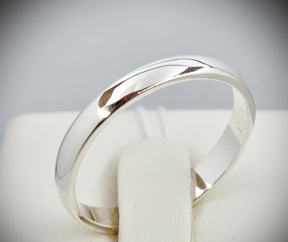 

Обручальное кольцо серебро