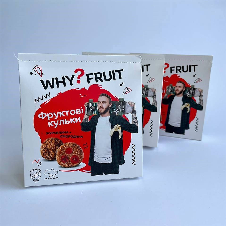 

Фруктовые шарики "Клюква-Смородина" от WhyFruit, 40 г