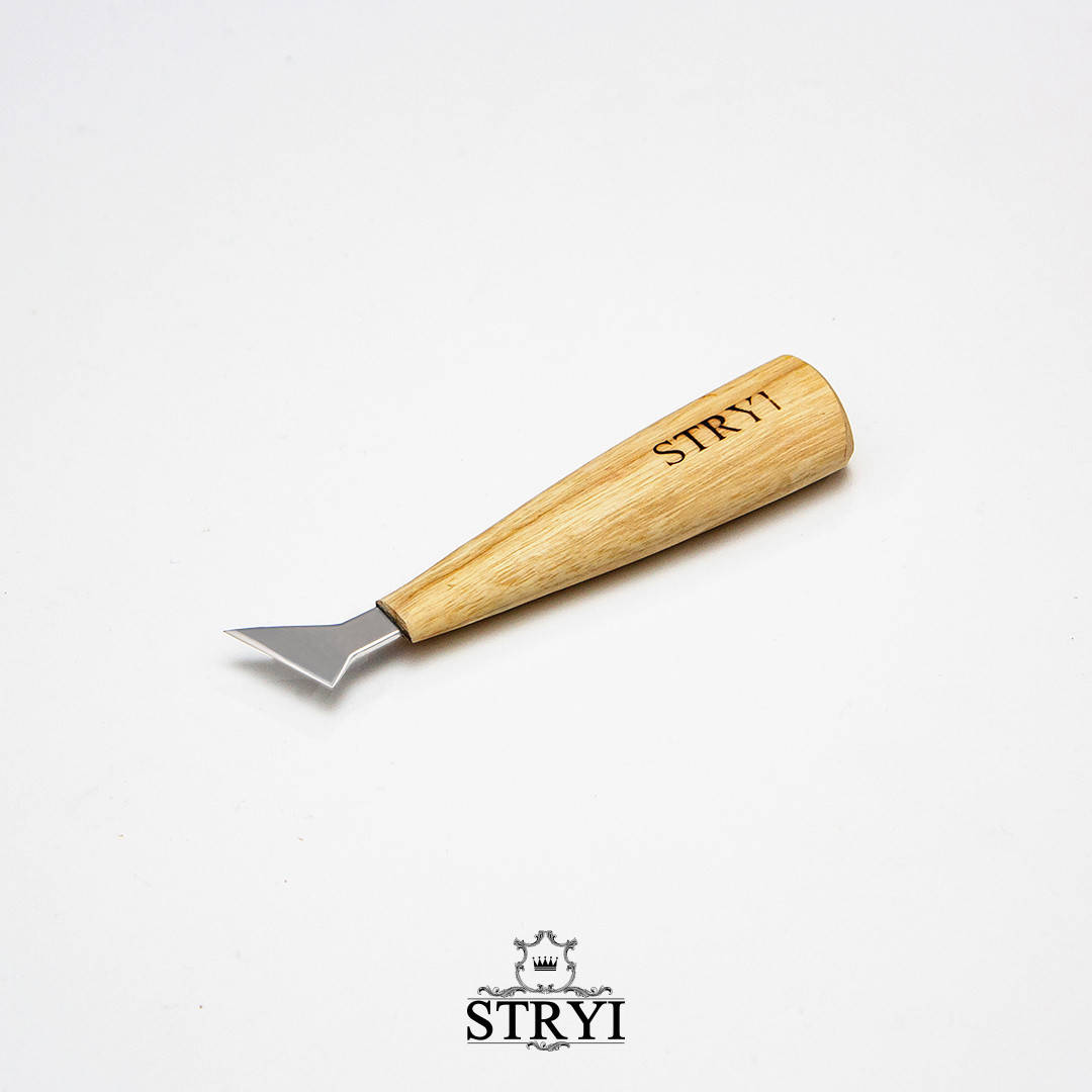 

Нож-топорик 30мм STRYI Profi для резьбы по дереву, арт. 187030