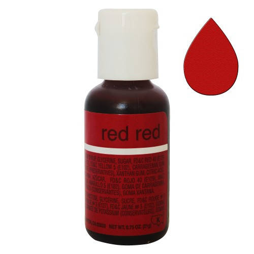 

Гелевый краситель Chefmaster Ярко-красный Red Red 20г