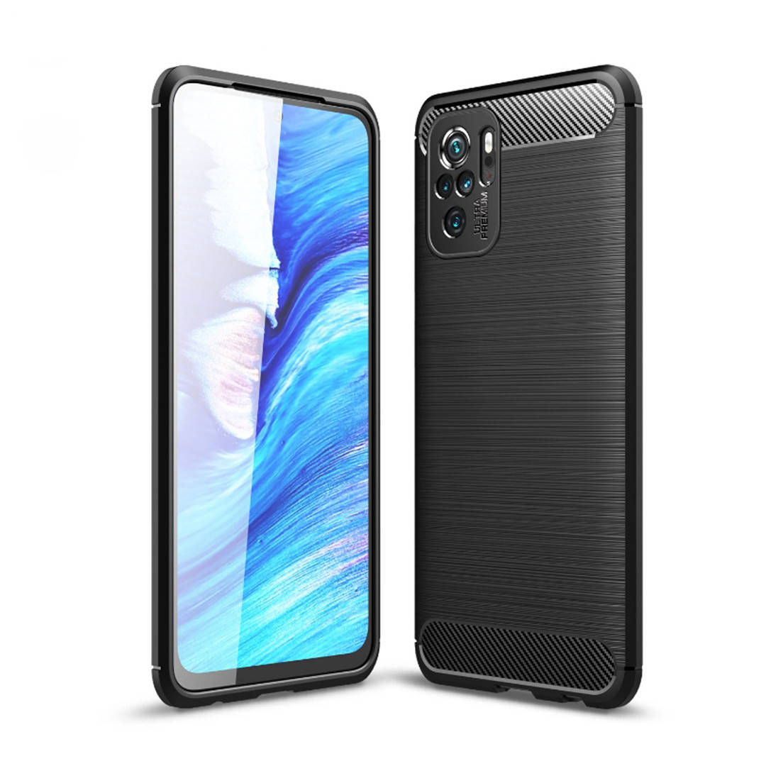 

Противоударный чехол для Xiaomi Redmi Note 10S | Rugged Carbon | черный